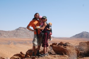 Familha no deserto